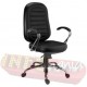 Poltronas Chrome Presidente cromada costuras decorativas