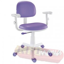 Cadeira lilás giratória Kids digitador